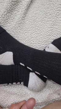 Cum on Nike Elite Socks
