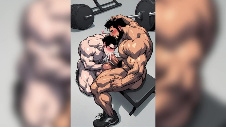 Office boy: Blowjob zakar besar hunk