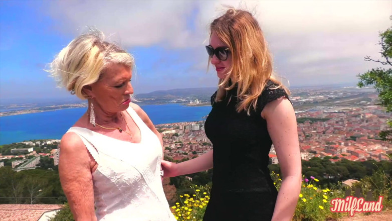 Milf land: Eva, una GILF di 70 anni, sta facendo sesso con Lyna...