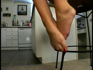 Babe Stars: Obsessive with her feet, dripping pussy and sexy body