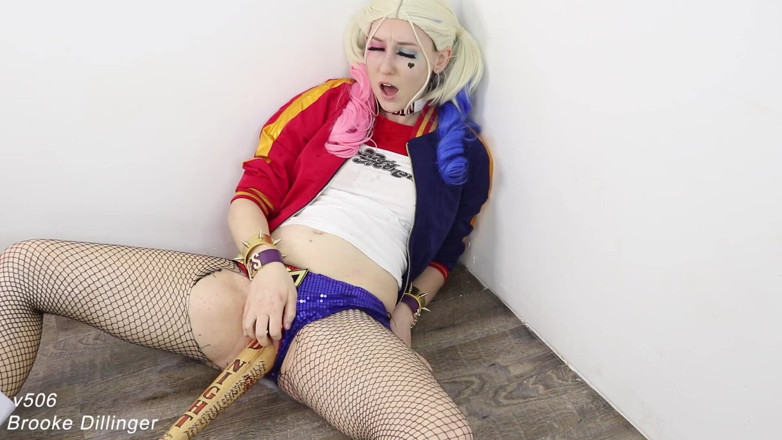 Brooke Dillinger: Harley Quinn трахнули бейсбольной битой