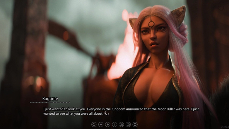 3D Cartoon Porn: The Seven Realms 33 Atlas incontra demone be'el e figliastra (sfw)