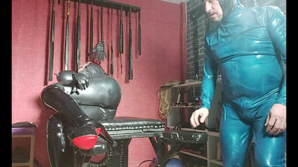 SassyTiff: Latex play with my slave Faith
