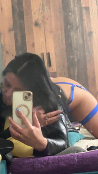 Feeling Myself in the Mirror Just a Sexy Tease Before Things Get Hotter.