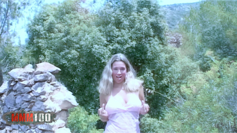 MMM100: Calia-b: Amateur Blonde Teen Spread Her Ass in the Rocks