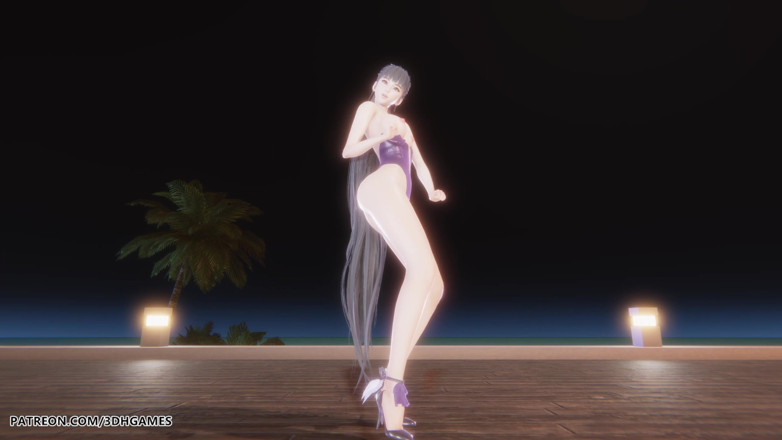 3D-Hentai Games: [Mmd] Le Sserafim - Smart Eve Sexy Striptease Star Hentai necenzurat 4K 60fps