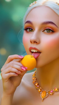 Awek elf bogel dengan tetek besar yang cantik dengan Apricot