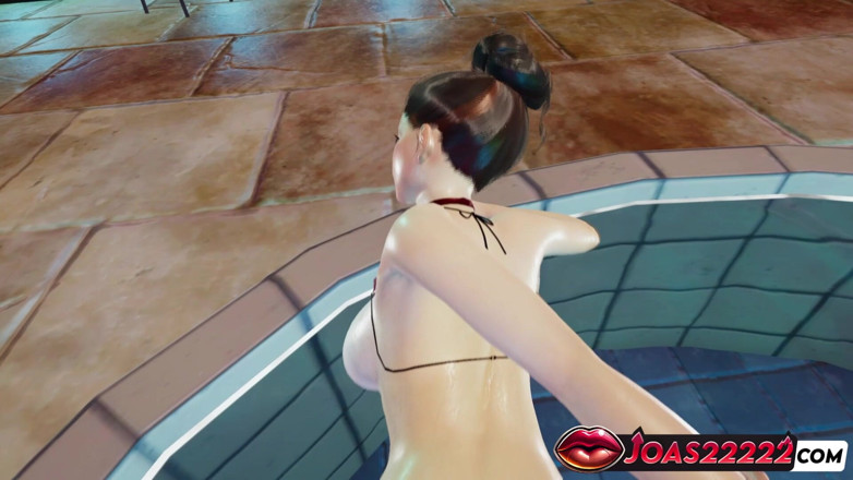 Joas22222: Hot Kojuro Pool 3D Hentai - Anal Legs-Up Missionary, Water Doggystyle, Underwater...