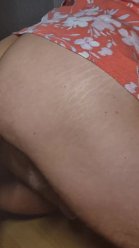 Huge Dildo Deep in My Ass and My Mouth with Slow Cum