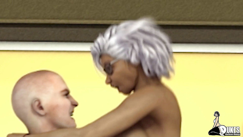 Dukes Hardcore Honeys: Бабусю з великою дупою відтрахали в тріо