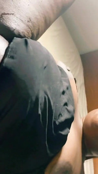 Warm Cum From Big Dick on My Black Pussy Creampie Too