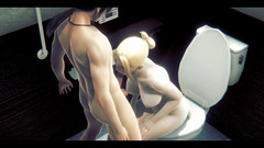 HentaiTubes: Final Fantasy Hentai - Quistis Trepe seks in een toilet - Japanse...