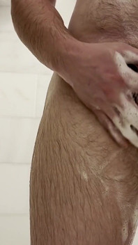 White Guy Takes a Shower