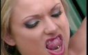 Porncentro: Briana Banks用她穿孔的舌头给一个警官头，然后被钻