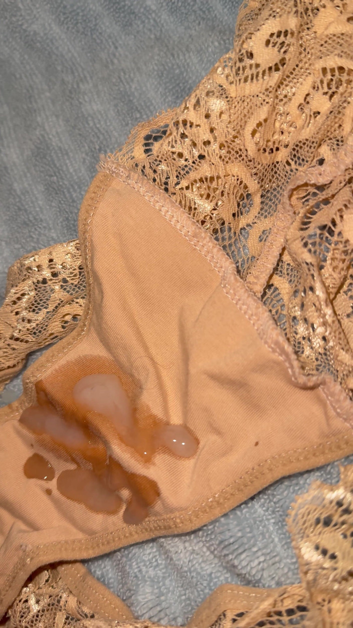 CumDaily: Cum on Wife’s Panties 20