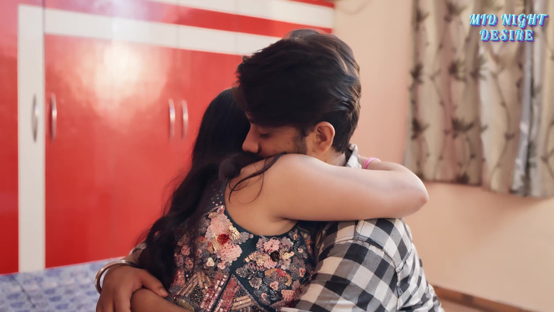 Sexwex blue film: Collage Girlfriend Seduces Boyfriend in Bedroom