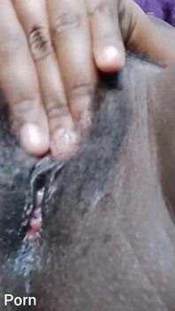 Squeezing My Tits Rubbing Fingering My Pink Black Pussy Cumming Hard