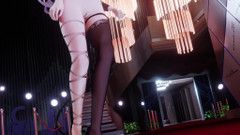 MikuMotion: [mmd]ホットピンクシングルレッグ包帯ブラックシルク