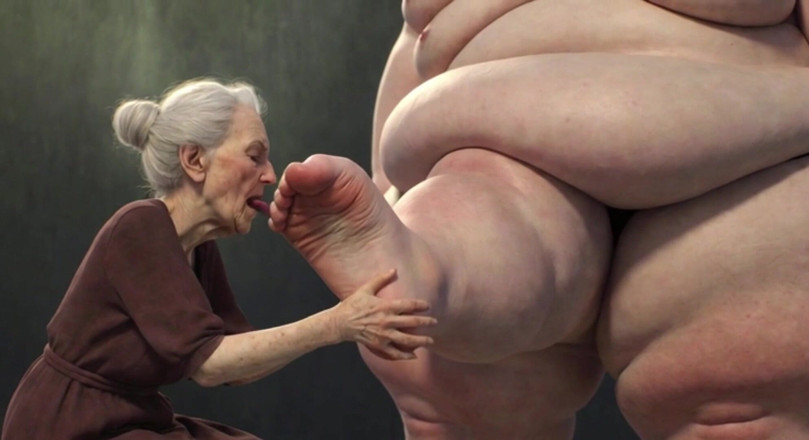 YOUR BEST FANTASY: La nonna di 90 anni succhia le dita dei piedi obese -...