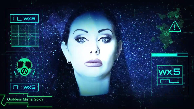 Goddess Misha Goldy: Virüs seni bağımlı bir yarak sağım bağımlısına yeniden programlıyor!