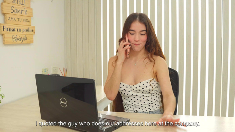 JuanBustosTV: My Petite Latina Boss Gives Me a Sloppy Blowjob and...