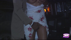 Huge Boobs MILF: 彼らは車を運転して街の最高の景色を眺め、屋外でファックしました