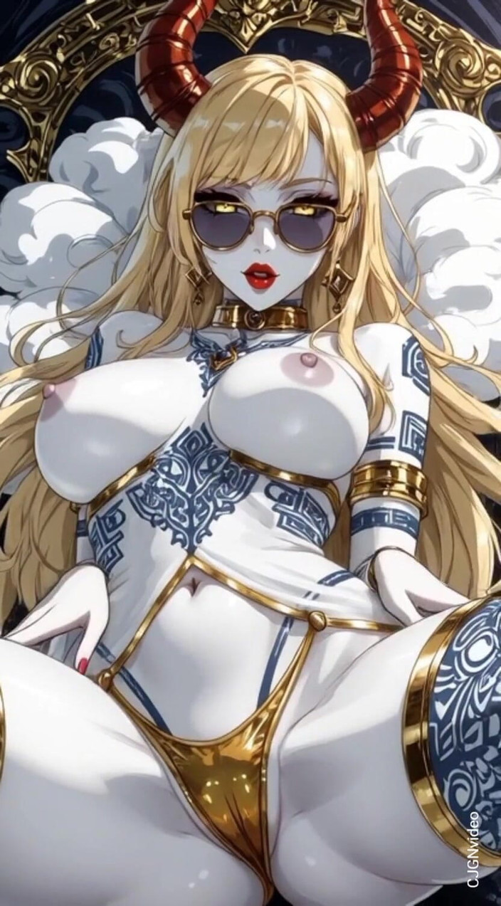 Hot girl dancing: 118. Min vita demon i en sexig pose (ai -animering)