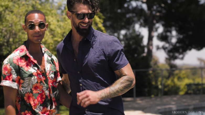 Heteroflexible: Heteroflexible - napalony Aj Sloan &amp; Alpha Wolfe Uwodzi ratownika Devin Trez...