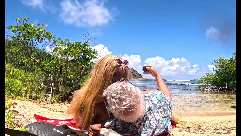 Rex mastersen studio: Ein unvergesslicher blowjob an unserem kleinen, privaten strand auf Oahu,...