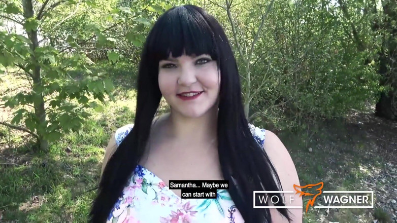 Wolf Wagner Com: เย็ดกลางแจ้งแบบซนๆ ให้อ้วน Samantha! Wolf Wagner คาสติ้ง