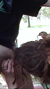 Skinny teen Mona fucked outdoor by step brother with big cock