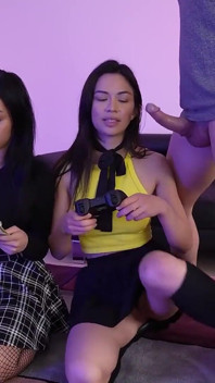My Petite Japanese Stepdaughter Fucks Better Than My Wife - Instant Orgasm - Asian Teen Movie