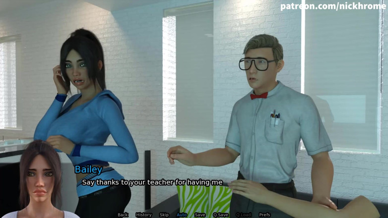 Visual Novels: SexBot 53 - aula de academia