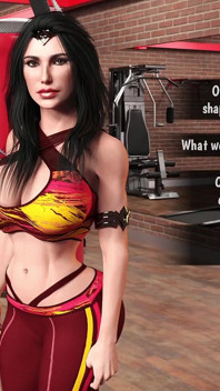Wonderwoman montok menunggangi kontol besar setelah latihan cockham superheroes 70