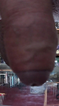 Enjoying Transparent Cock Dildo