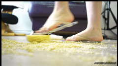 Rarible Diamond: Sexy Feet Ramens Crushing in Clear Flip Flops Custom