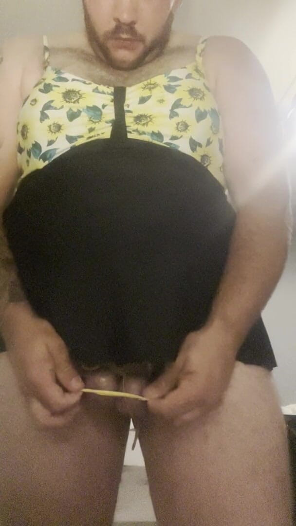 Shaun Cbt: Schwanz- und ball-bondage mit crossdress und mehr bondage