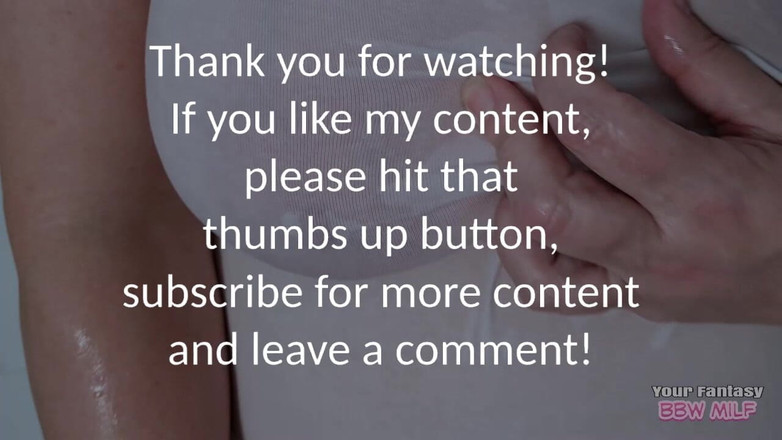 BBW_Wife: Reife bBW in der dusche - große 38ee titten zeigen durch mein...