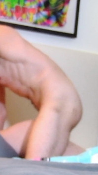 Da un lato il suo culo perfetto, fino a frustate nell'aria