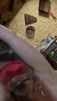捆绑SM在厨房玩