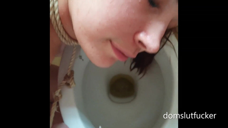 domslutfucker: Chubby Bitch Walked to the Toilet, Pissed on, Spat on,...