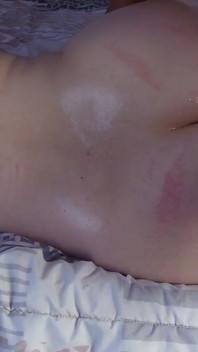 Oiled Massage for This French Slut with Big Tits and Big Round Ass!