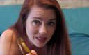 Nikki Nevada: Masturbating with glass banana