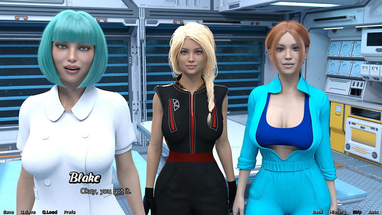 Dirty GamesXxX: Stranded In Space: seznamte se s holkami. Díl 2