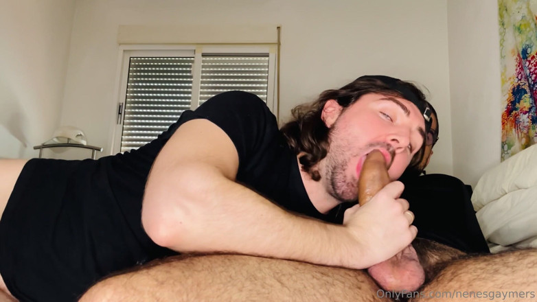 Nenesgaymers: Blowjob and Cum in Ass