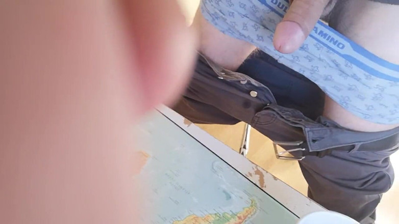 Rafael Torreano: Guy Jerking off and Cumming Into an Empty Cup of...