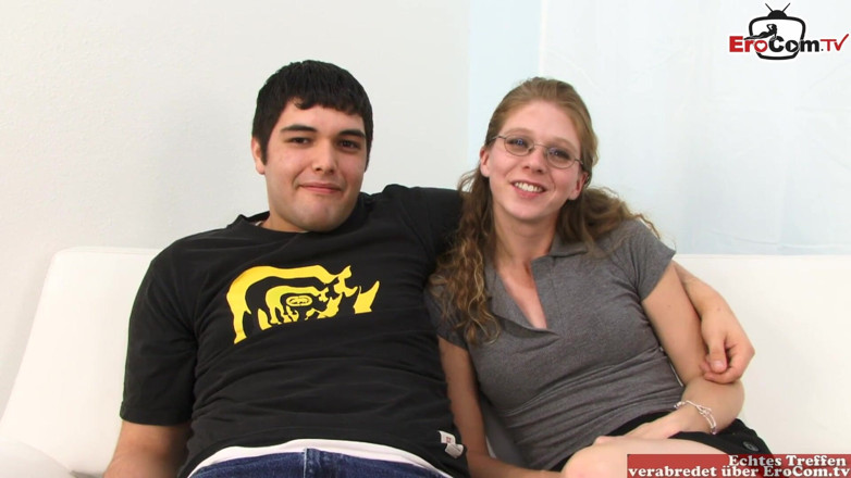 EroCom: Skinny wife with glasses and tiny tits enjoy the BBC