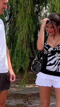 Dicke titten, MILf chantelle lee wird von großem schwanz-hengst zum ficken am nachmittag abgeholt