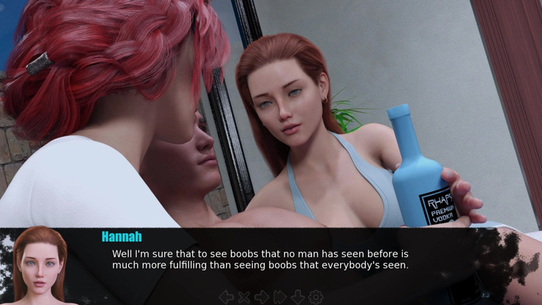 3D Cartoon Porn: 悪魔に愛される13 - サーシャが全裸を見せ、ハンナがトップレスになる