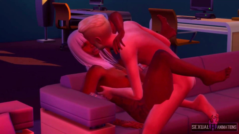 Sexual Hot Animations: Šukám ebenovou děvku s velkým zadkem! - Sexuální sexy animace